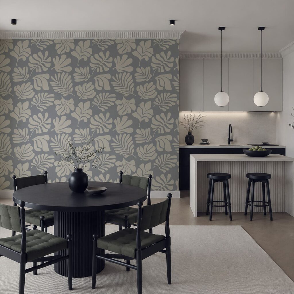 Kleine bladeren in herhaling — interieur 3