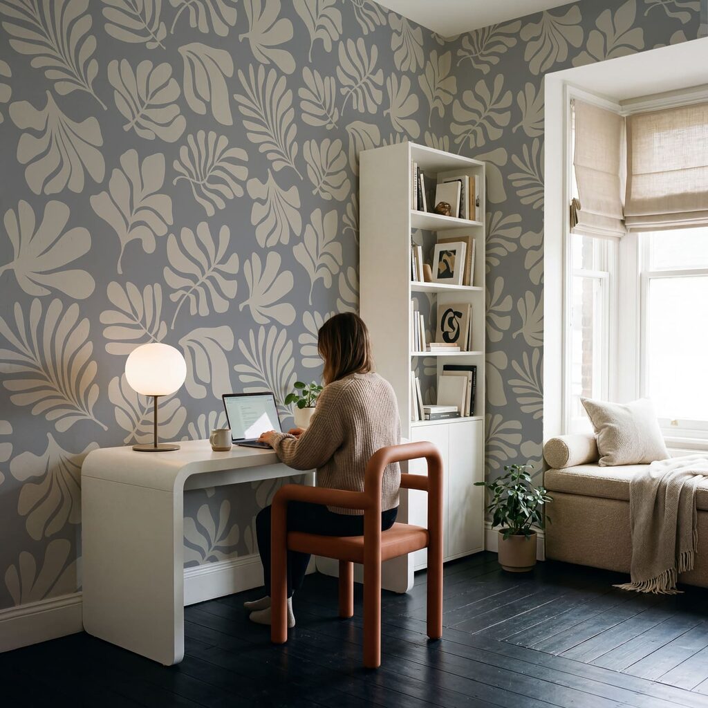 Kleine bladeren in herhaling — interieur 4