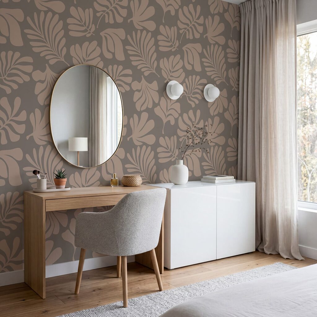 Kleine bladeren in herhaling — interieur 1