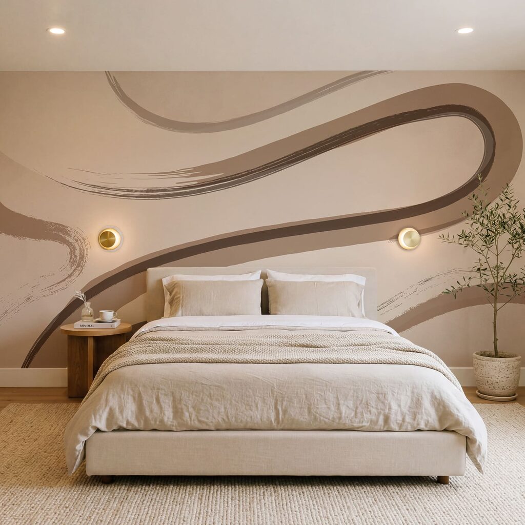 Brede penseellussen op kleur — interieur 2