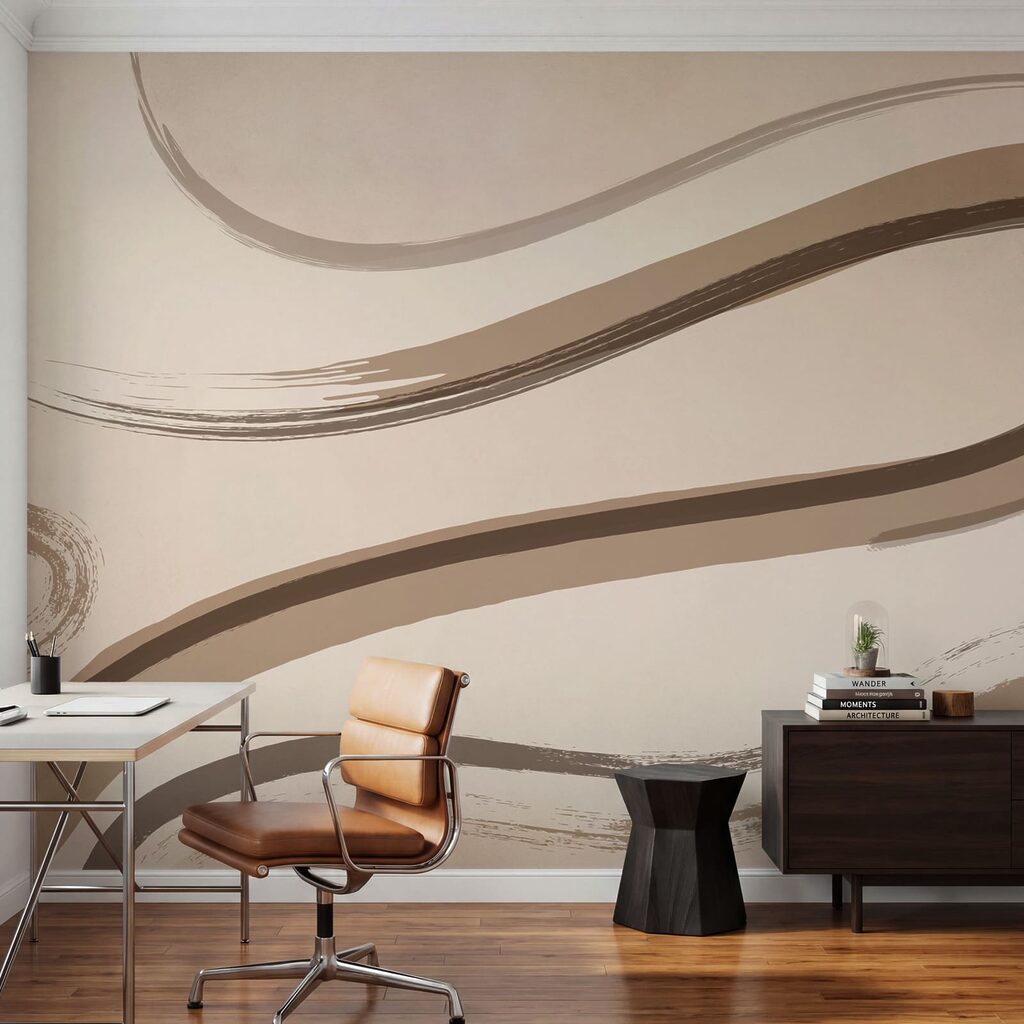 Brede penseellussen op kleur — interieur 5