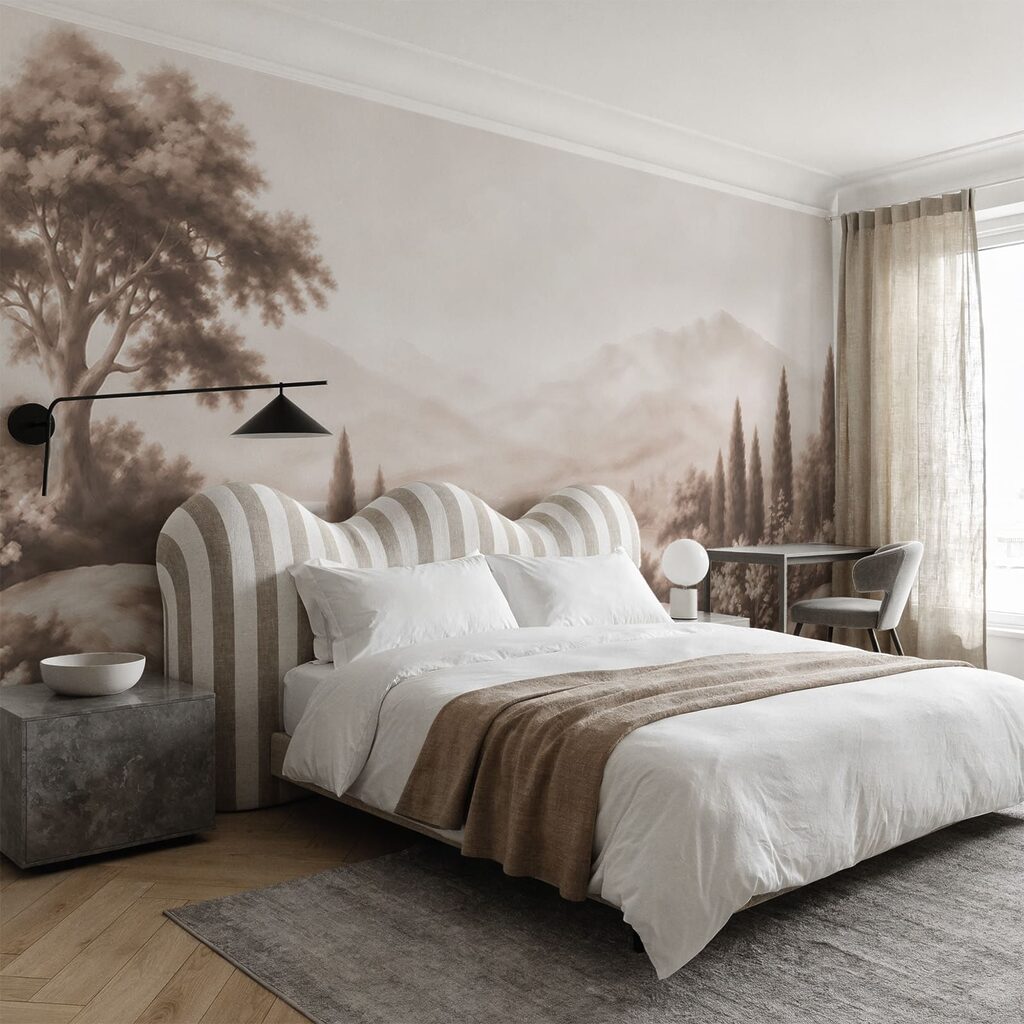 Meer tussen donkere cipressen — interieur 2
