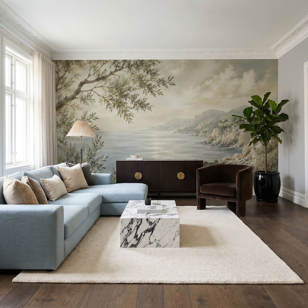 Blik langs de kust — interieur 4