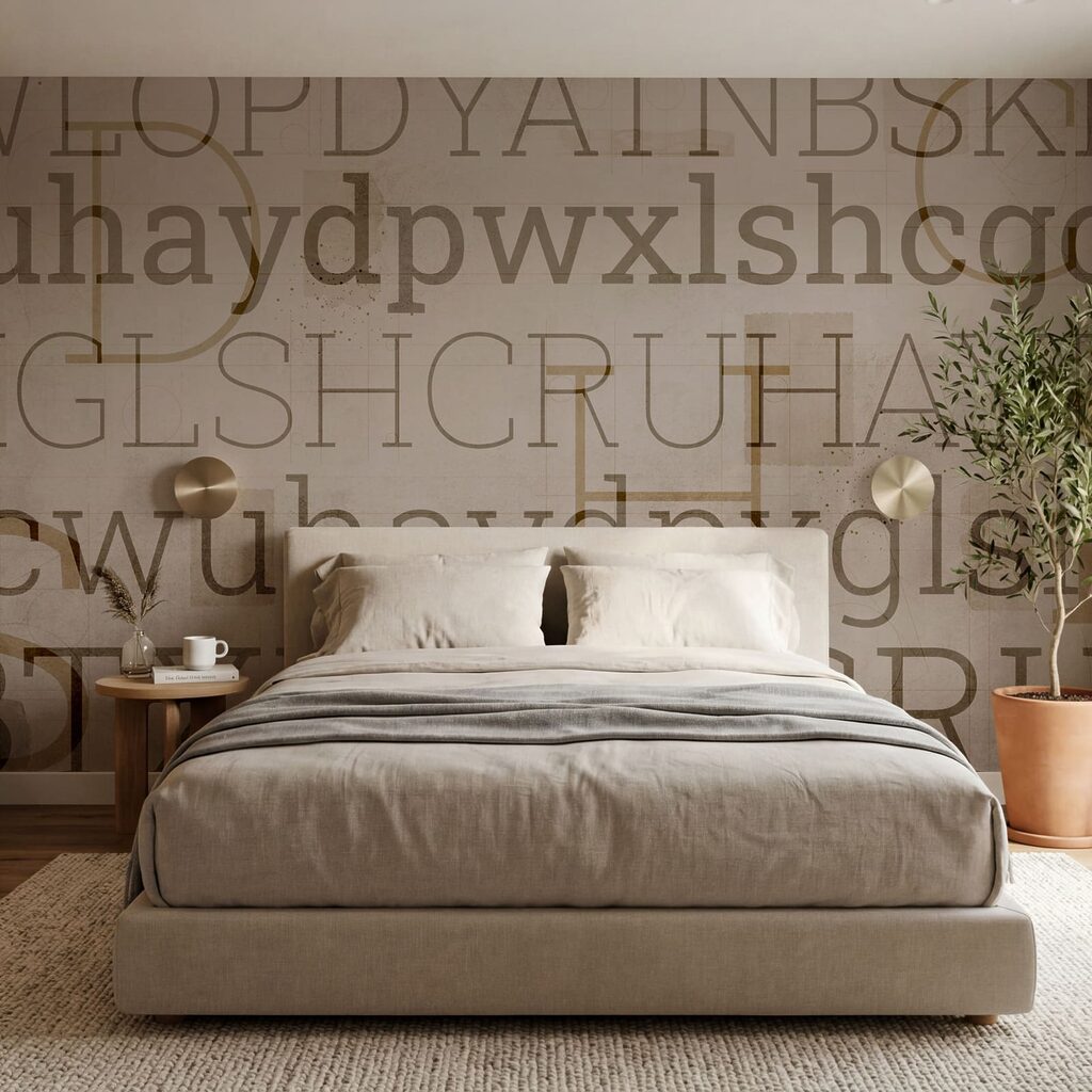 Letters op verweerde lagen — interieur 2