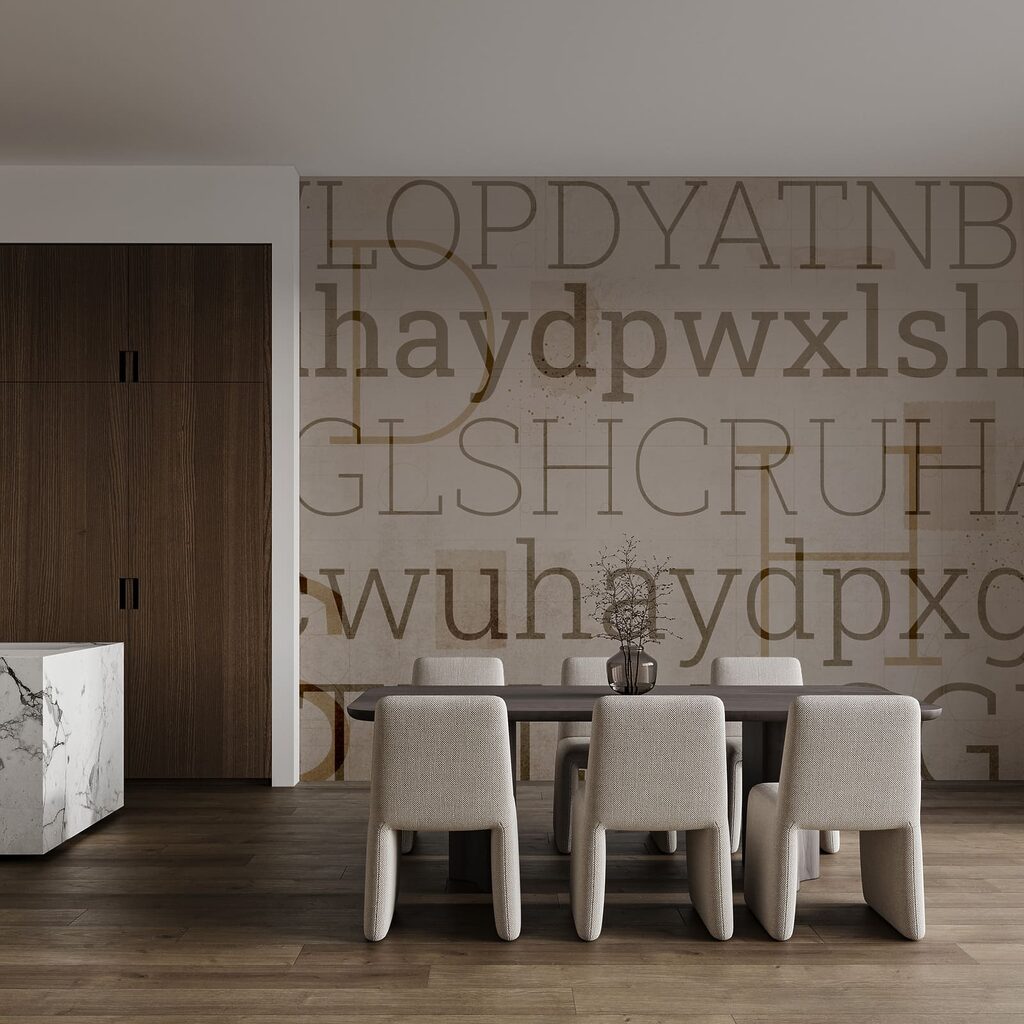 Letters op verweerde lagen — interieur 4