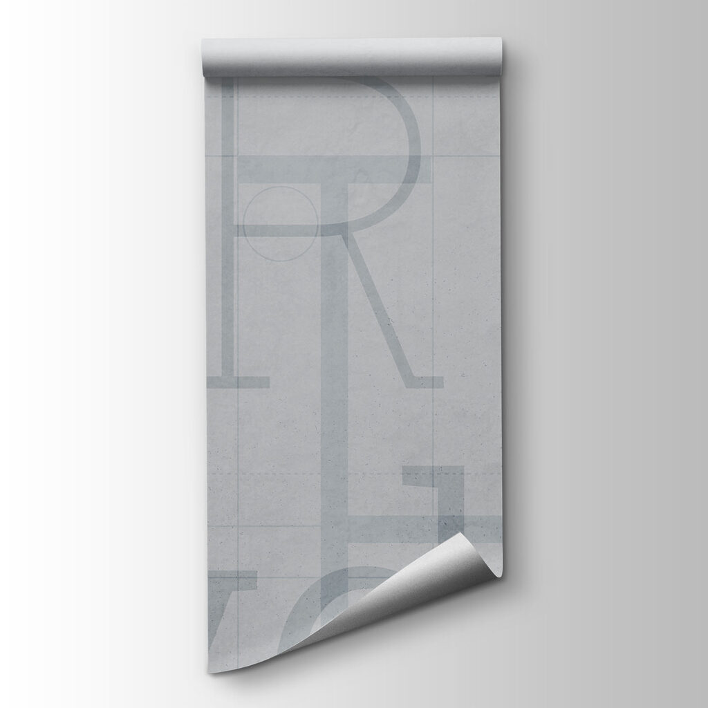 Letters op verweerde lagen — productweergave