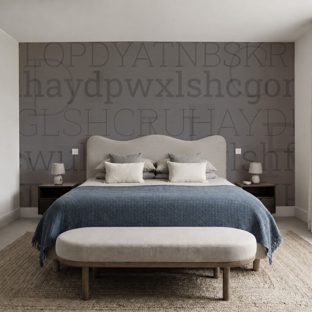 Letters op verweerde lagen — interieur 1