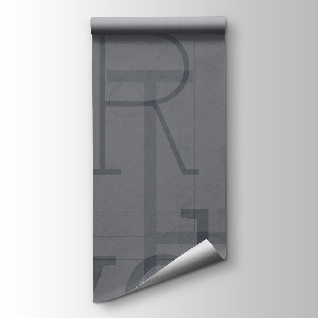 Letters op verweerde lagen — productweergave