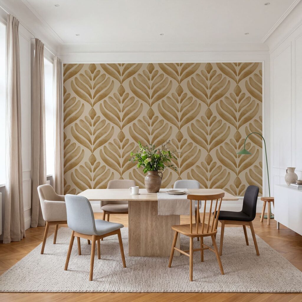 Bladwaaiers in een ruitpatroon — interieur 5