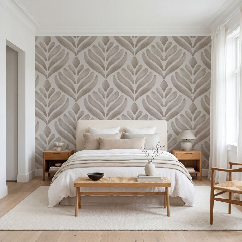 Bladwaaiers in een ruitpatroon — interieur 2