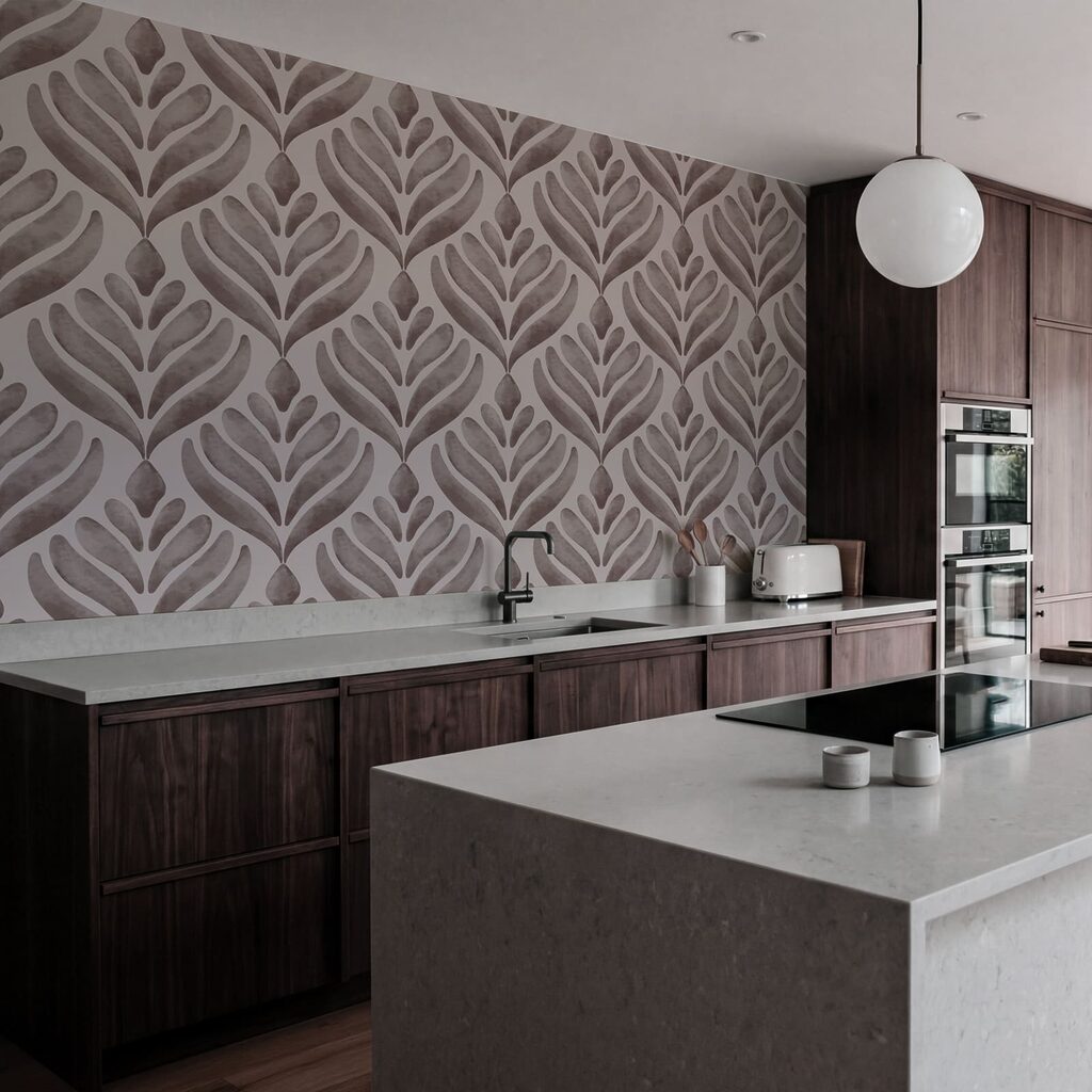 Bladwaaiers in een ruitpatroon — interieur 3