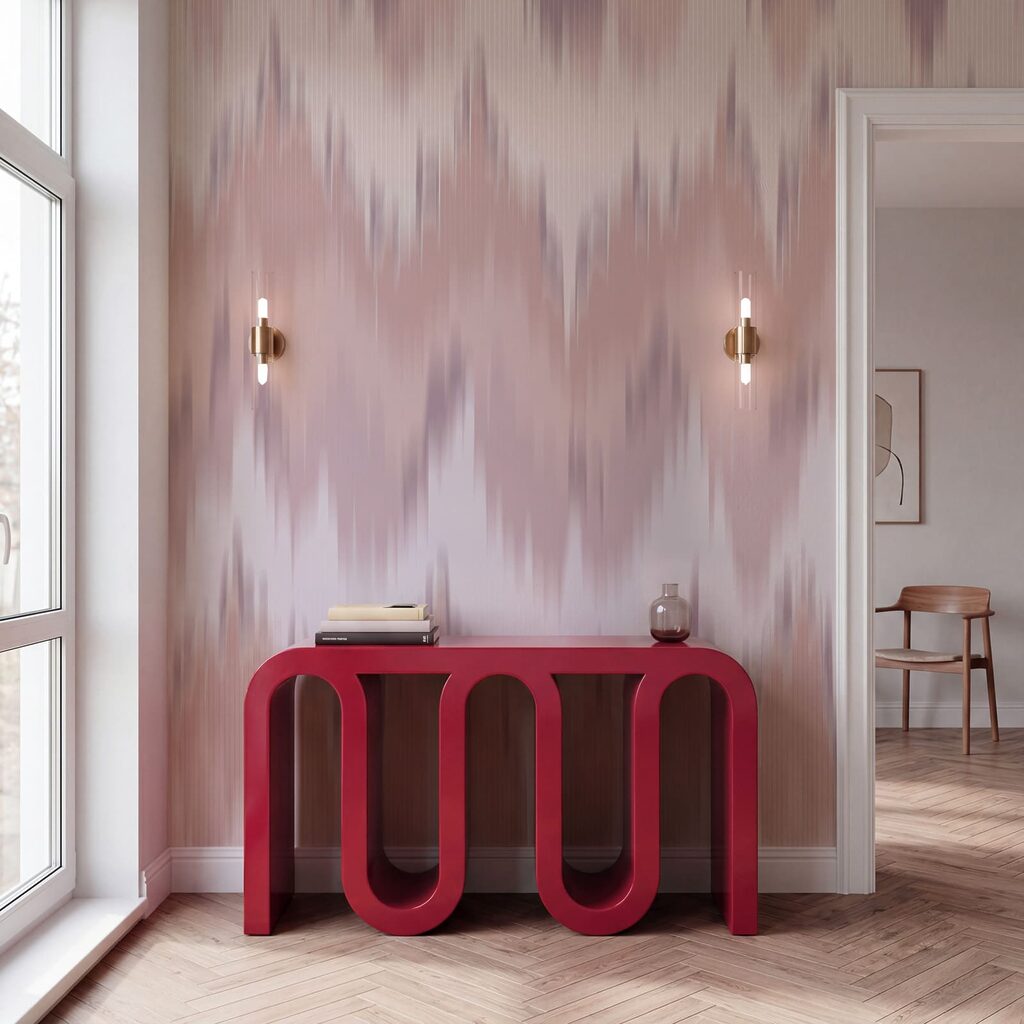 Zachte zigzag van verf — interieur 3