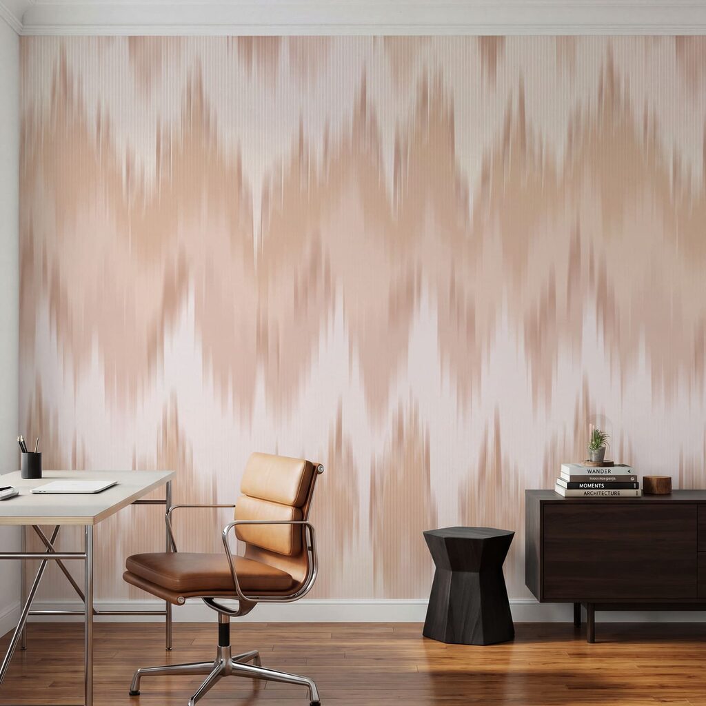 Zachte zigzag van verf — interieur 4