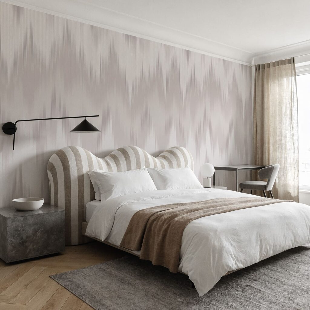 Zachte zigzag van verf — interieur 1