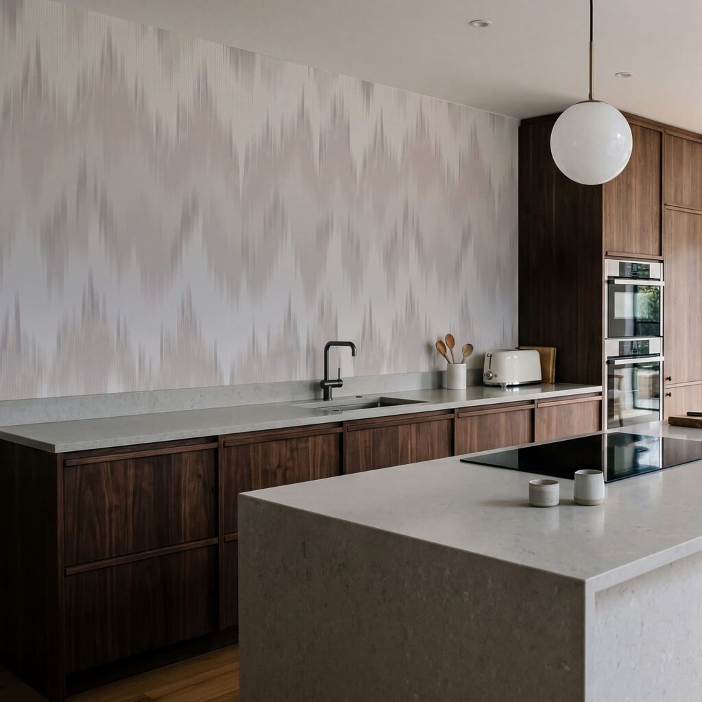 Zachte zigzag van verf — interieur 3