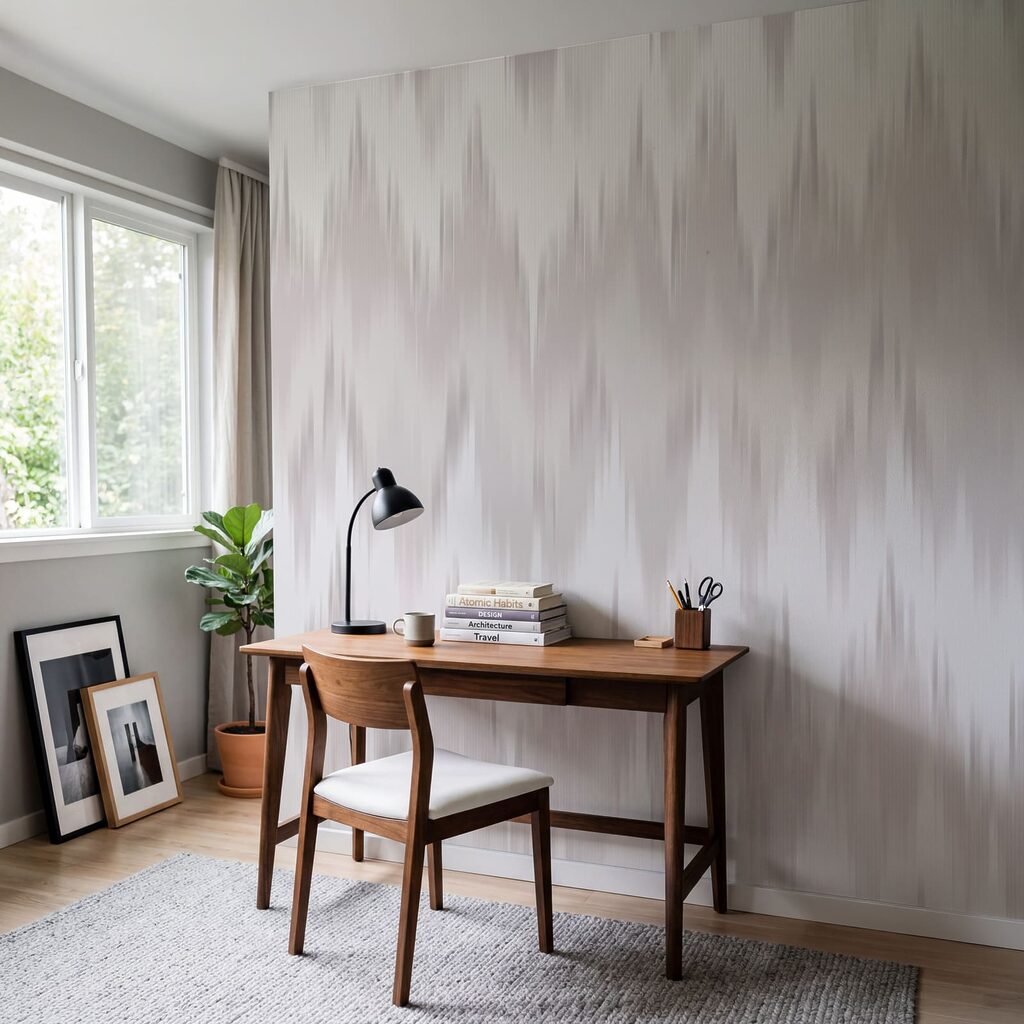 Zachte zigzag van verf — interieur 4