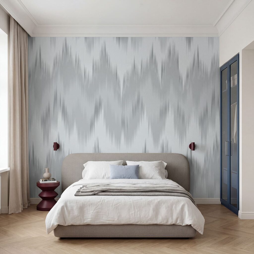 Zachte zigzag van verf — interieur 1