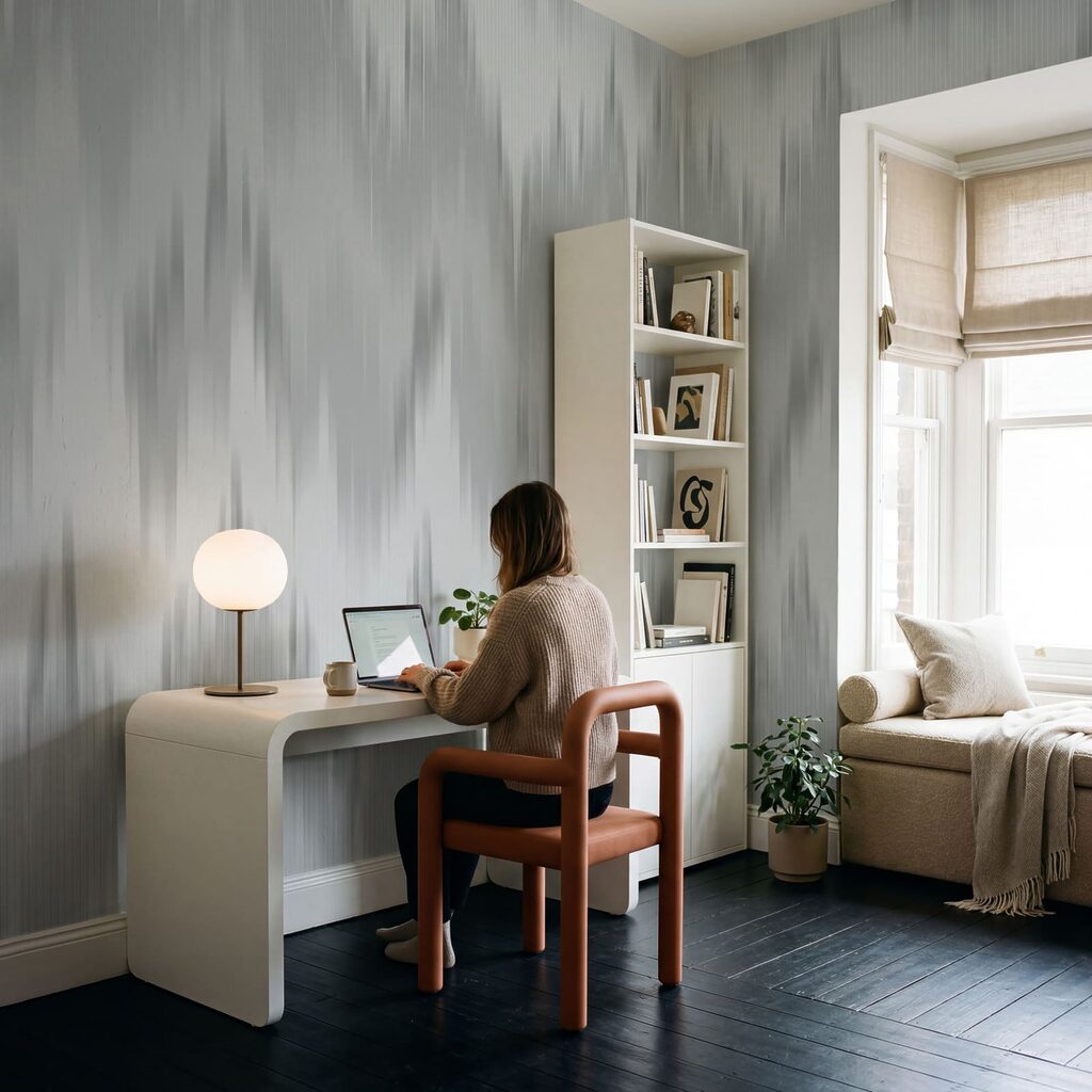 Zachte zigzag van verf — interieur 3