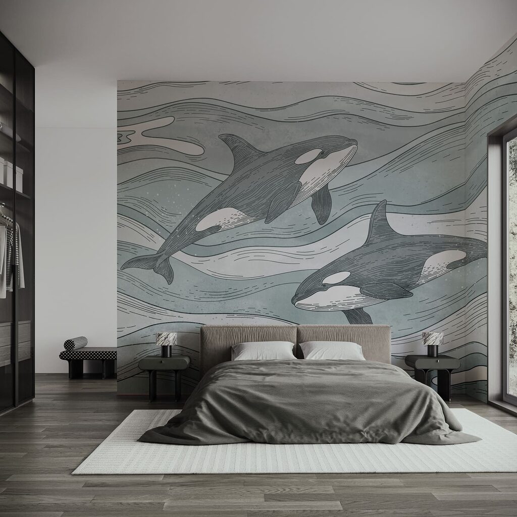 Orka's door getekende golven — interieur 2