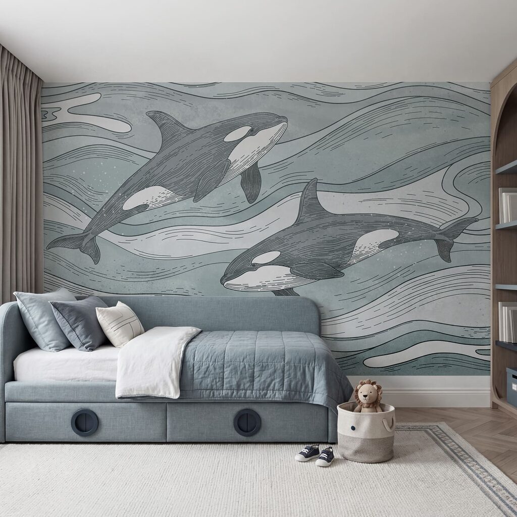 Orka's door getekende golven — interieur 1