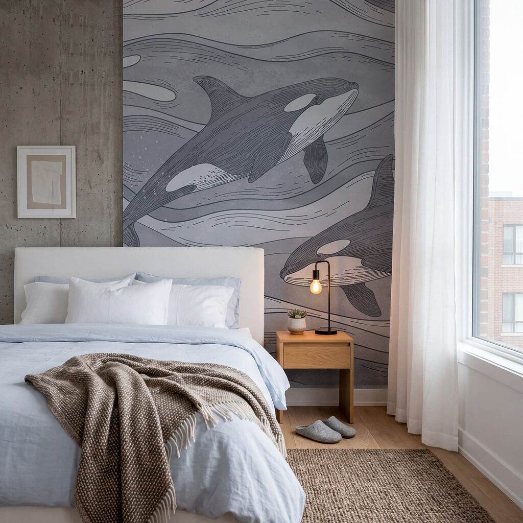 Orka's door getekende golven — interieur 2