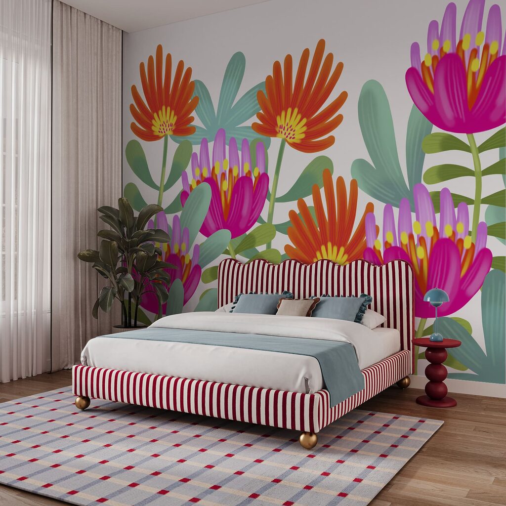 Veld van felle bloemen — interieur 2