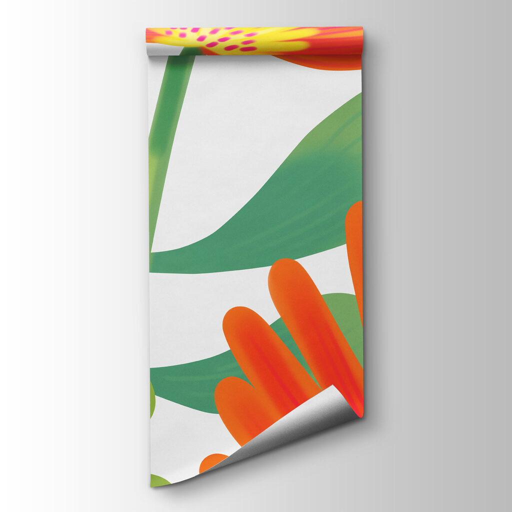 Veld van felle bloemen — productweergave
