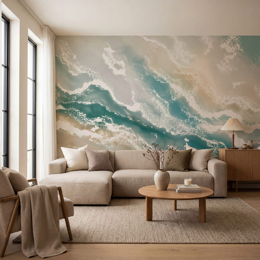 Schuimende stromen van kleur — interieur 3
