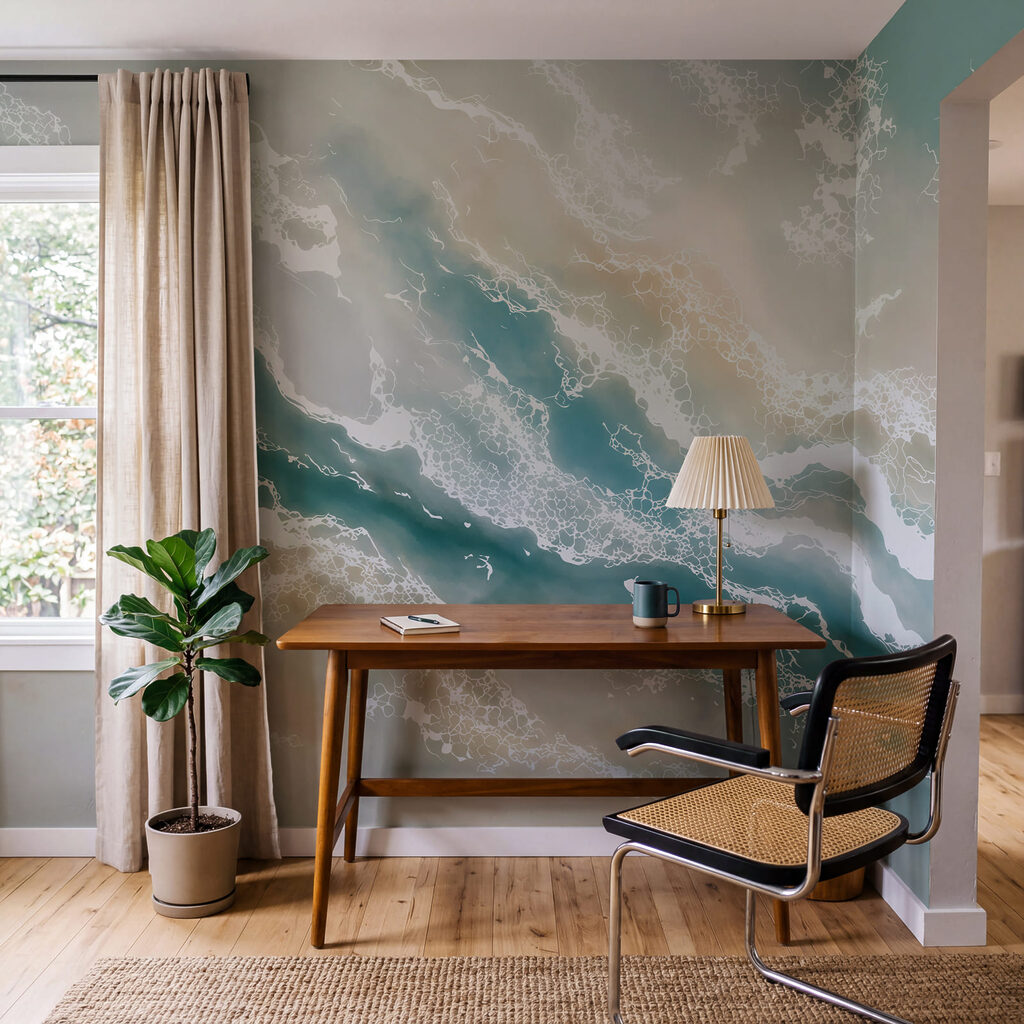 Schuimende stromen van kleur — interieur 4