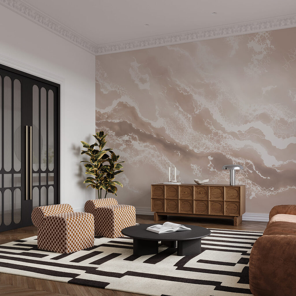 Schuimende stromen van kleur — interieur 2