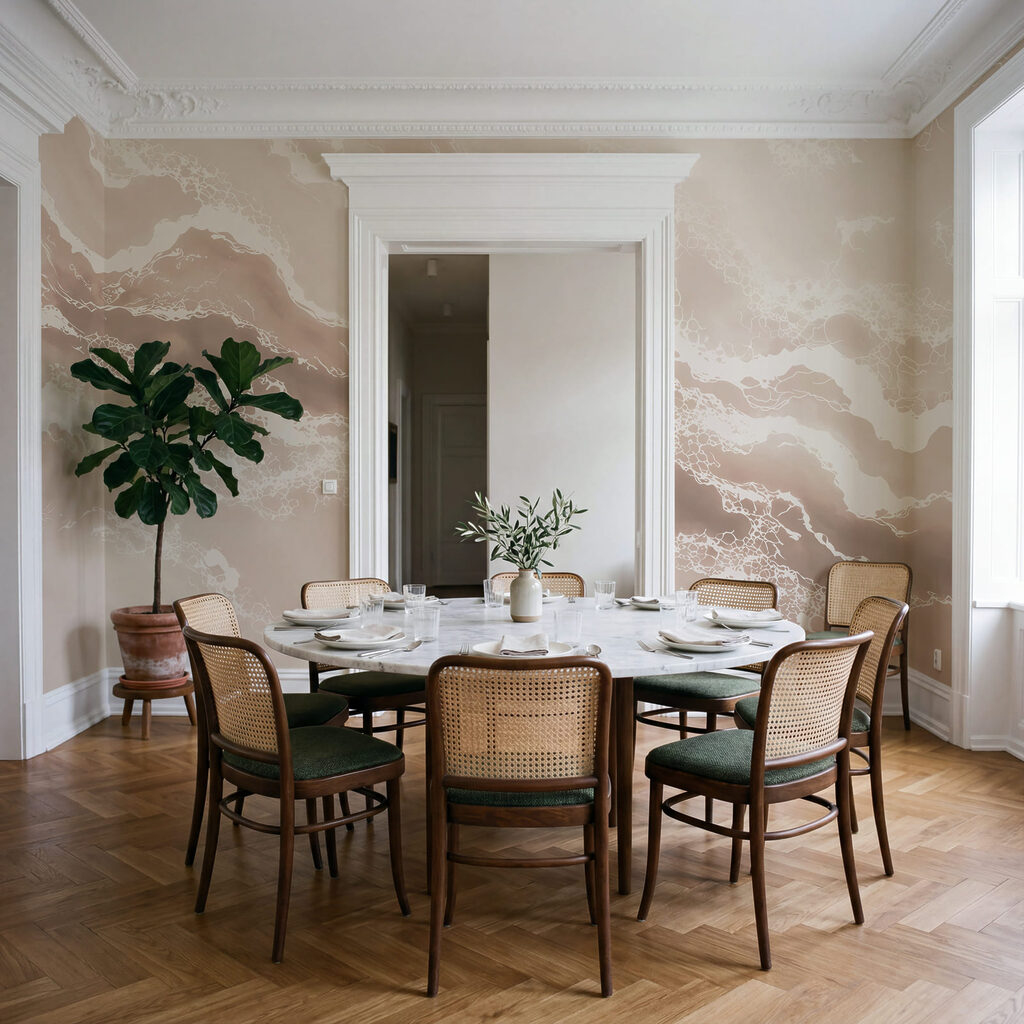 Schuimende stromen van kleur — interieur 4