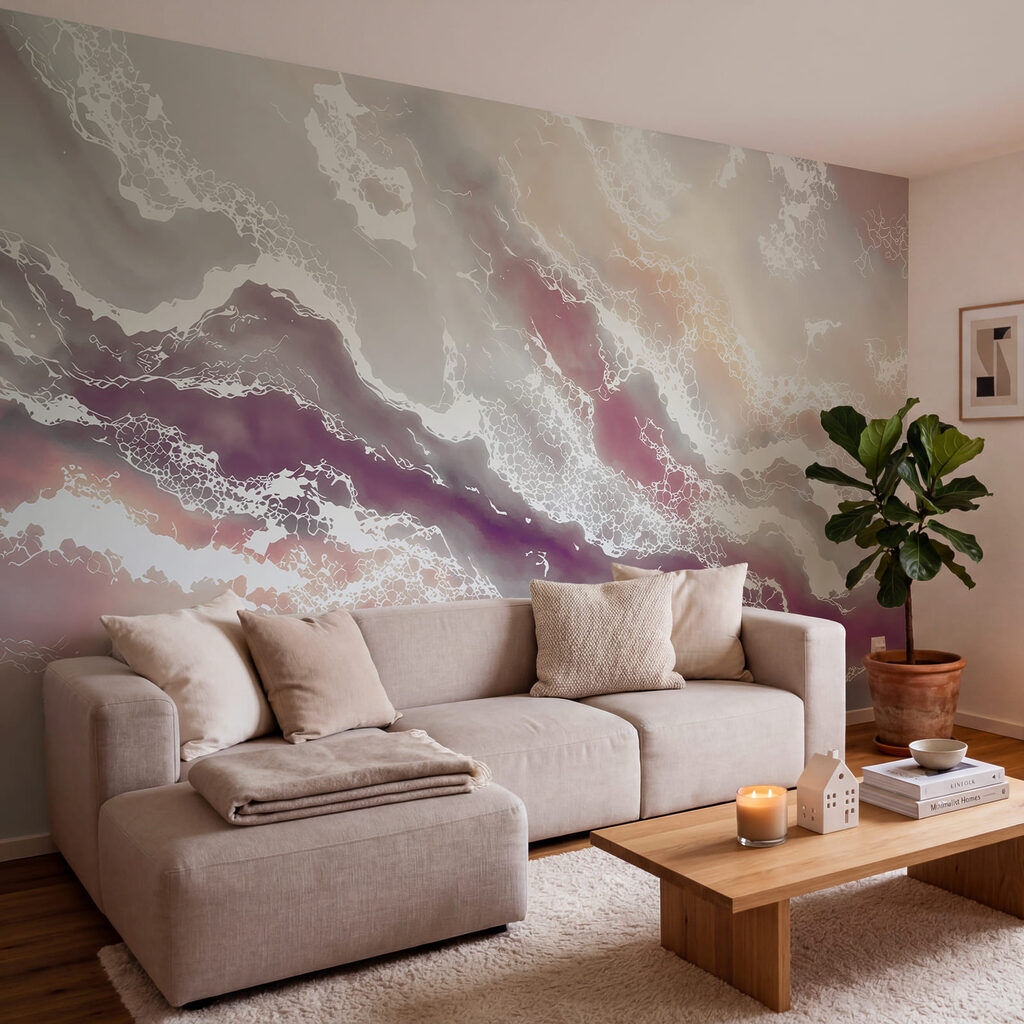 Schuimende stromen van kleur — interieur 3