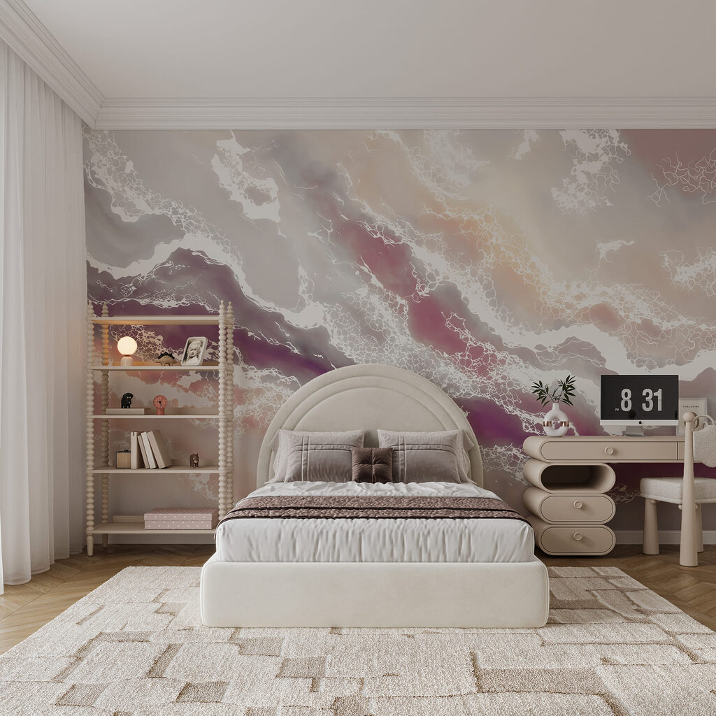 Schuimende stromen van kleur — interieur 1