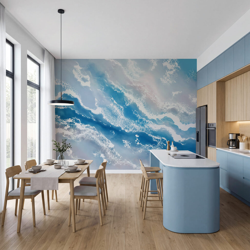 Schuimende stromen van kleur — interieur 3