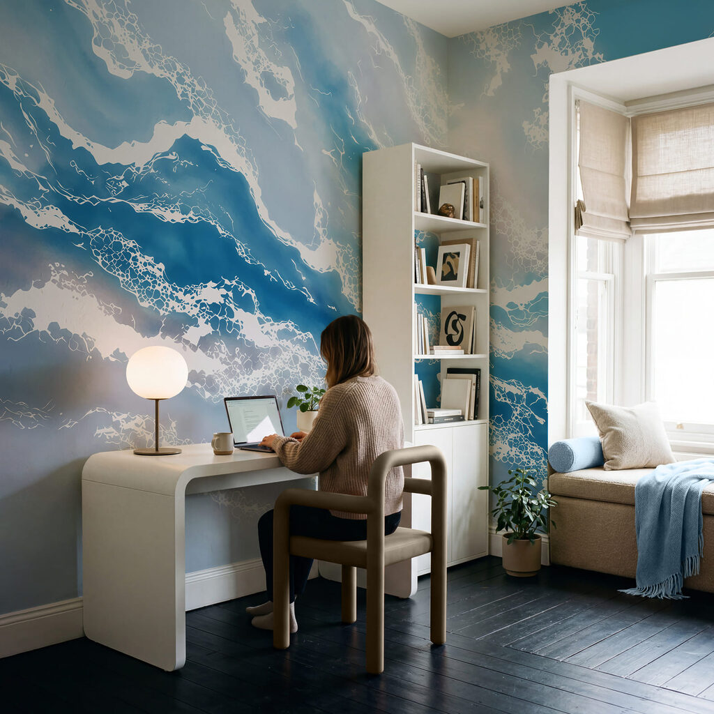 Schuimende stromen van kleur — interieur 4