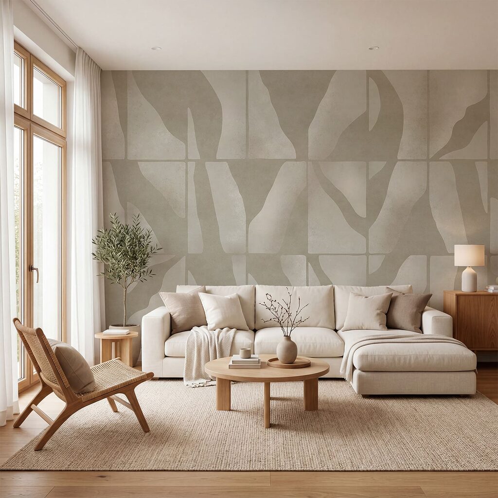 Bladschimmen in een raster — interieur 4