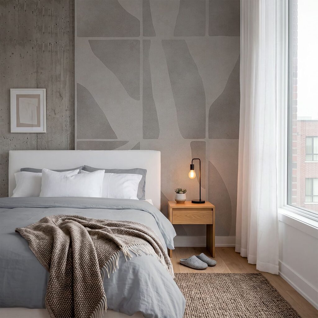 Bladschimmen in een raster — interieur 2