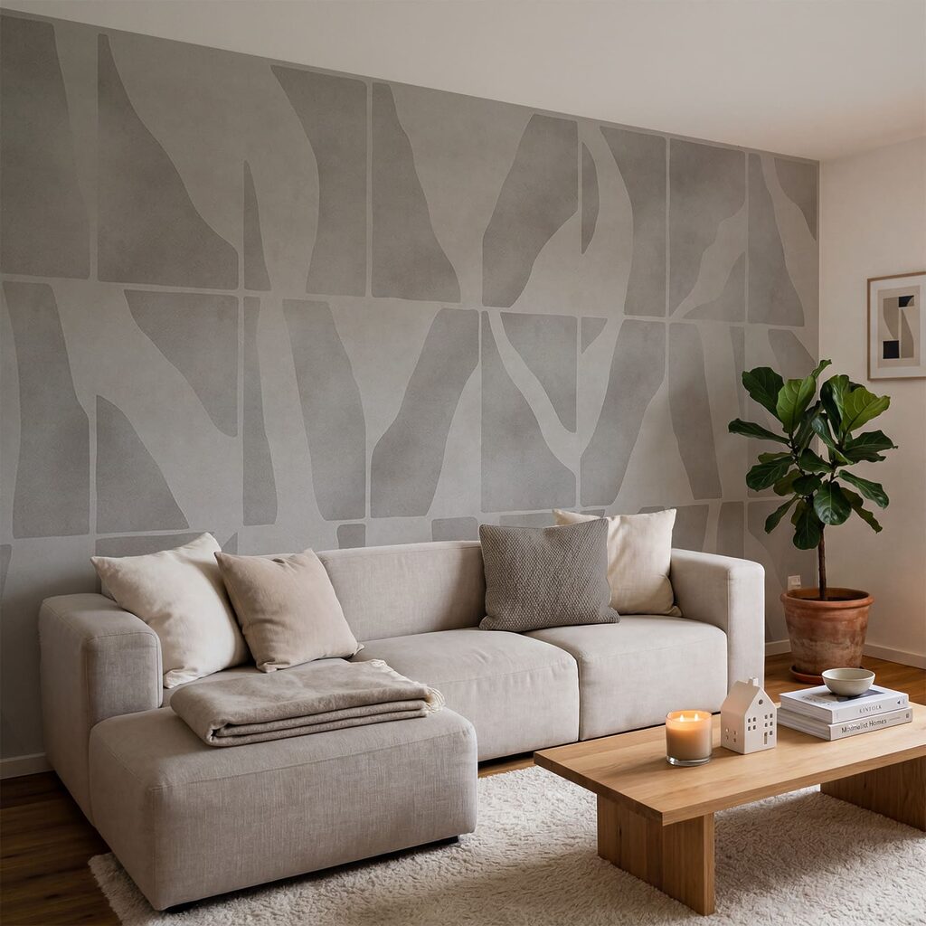 Bladschimmen in een raster — interieur 3