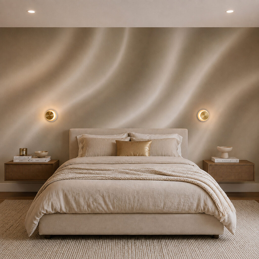 Zachte plooien vangen licht — interieur 2