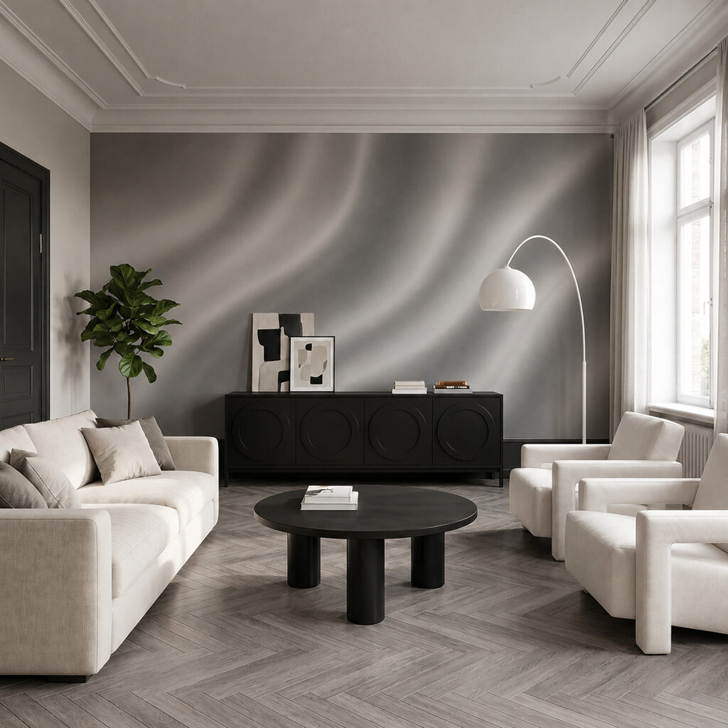 Zachte plooien vangen licht — interieur 2