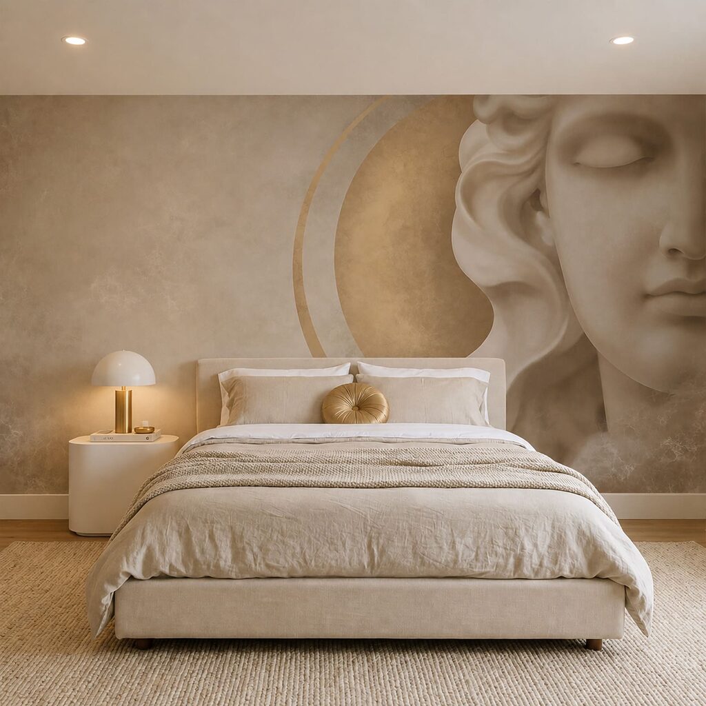 Klassiek gezicht, gouden cirkel — interieur 2