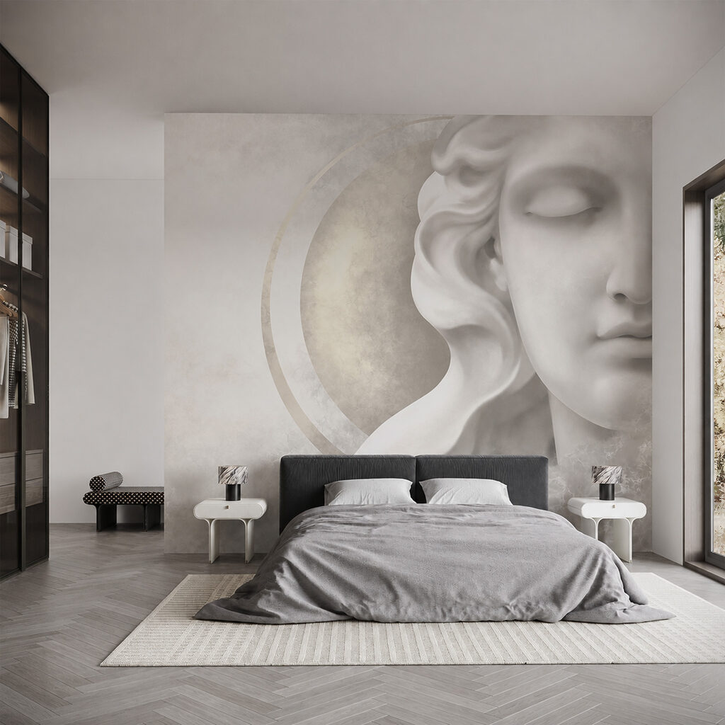 Klassiek gezicht, gouden cirkel — interieur 1