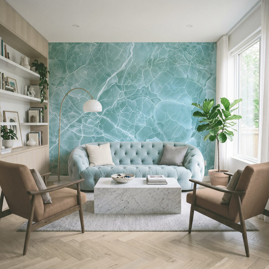 Lichte aders in kleurlagen — interieur 2