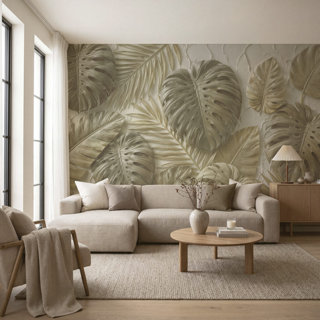 Groot blad, zachte schaduwen — interieur 2