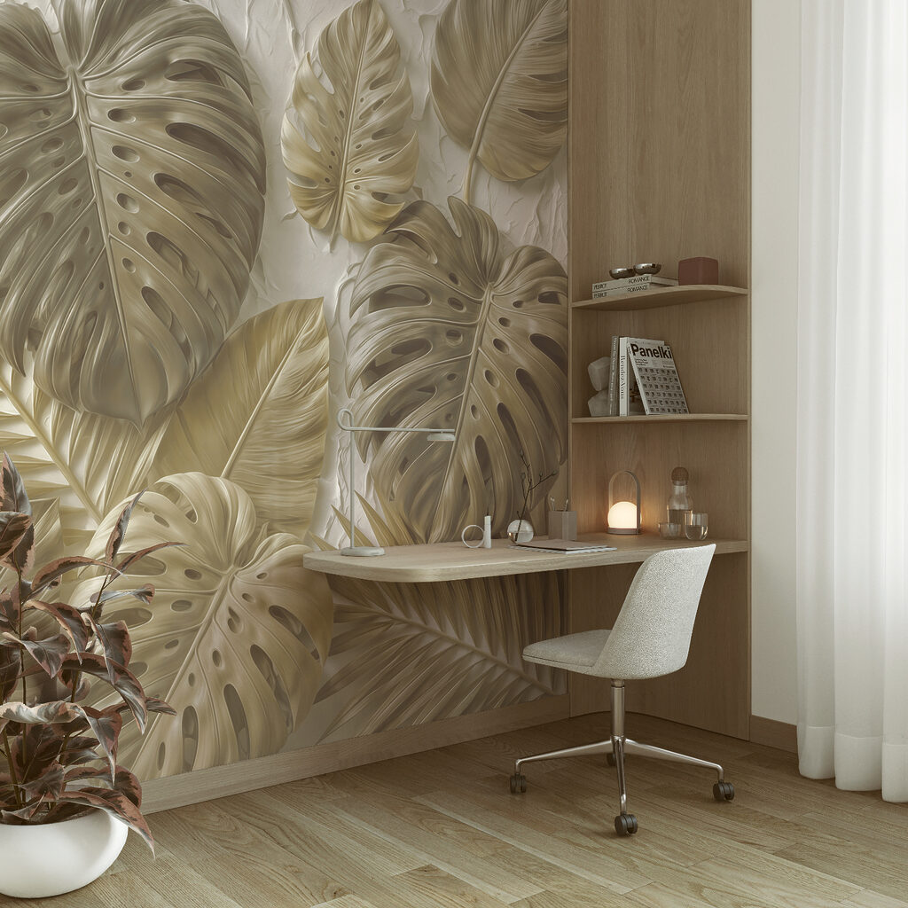 Groot blad, zachte schaduwen — interieur 4