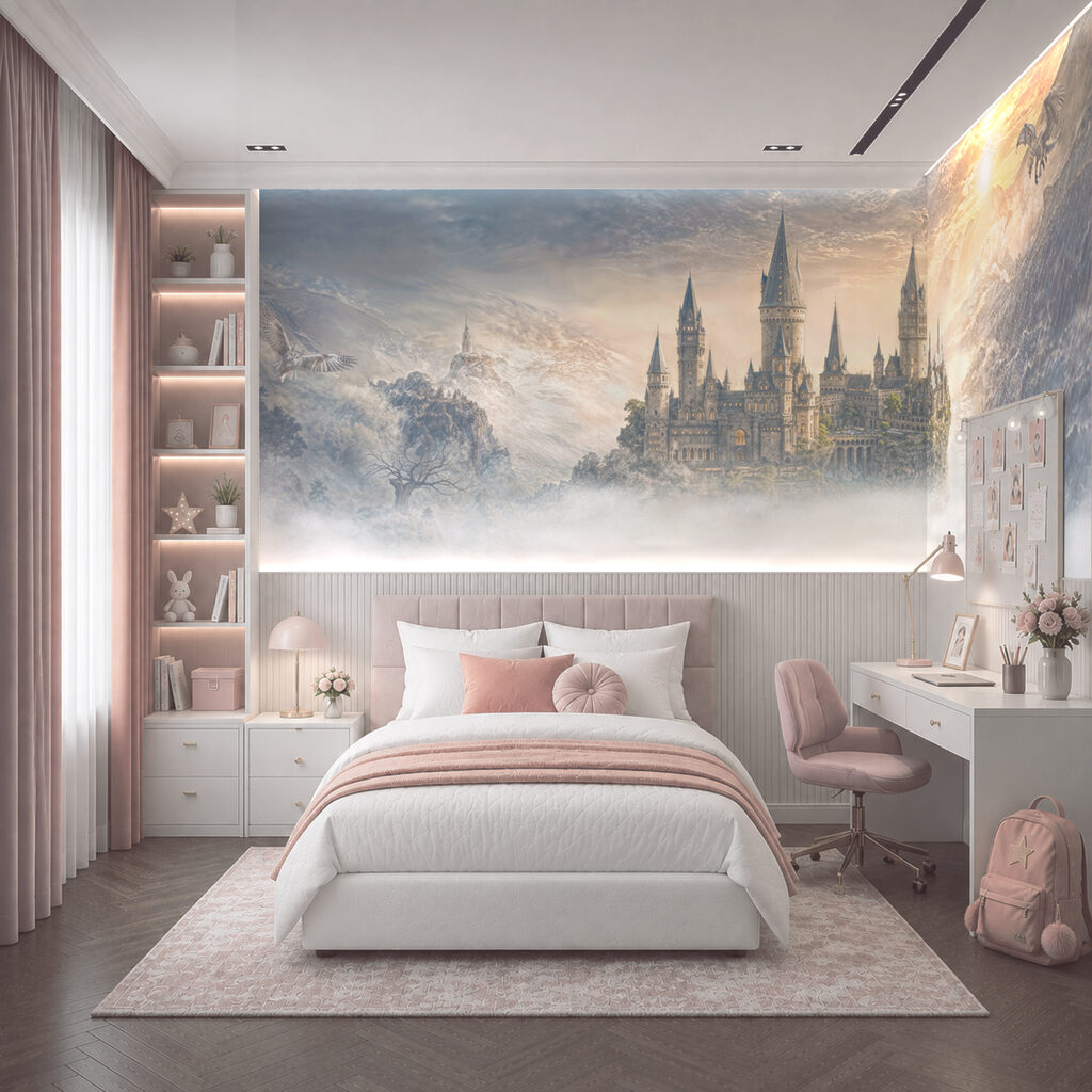 Een kasteel boven mist — interieur 4