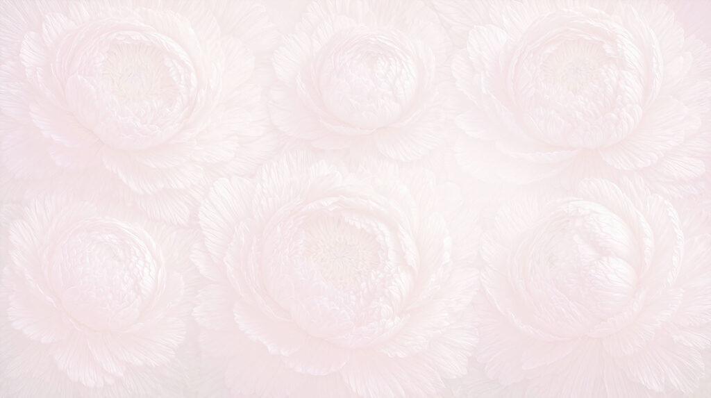 Rozen in zachte nevel — volledig ontwerp