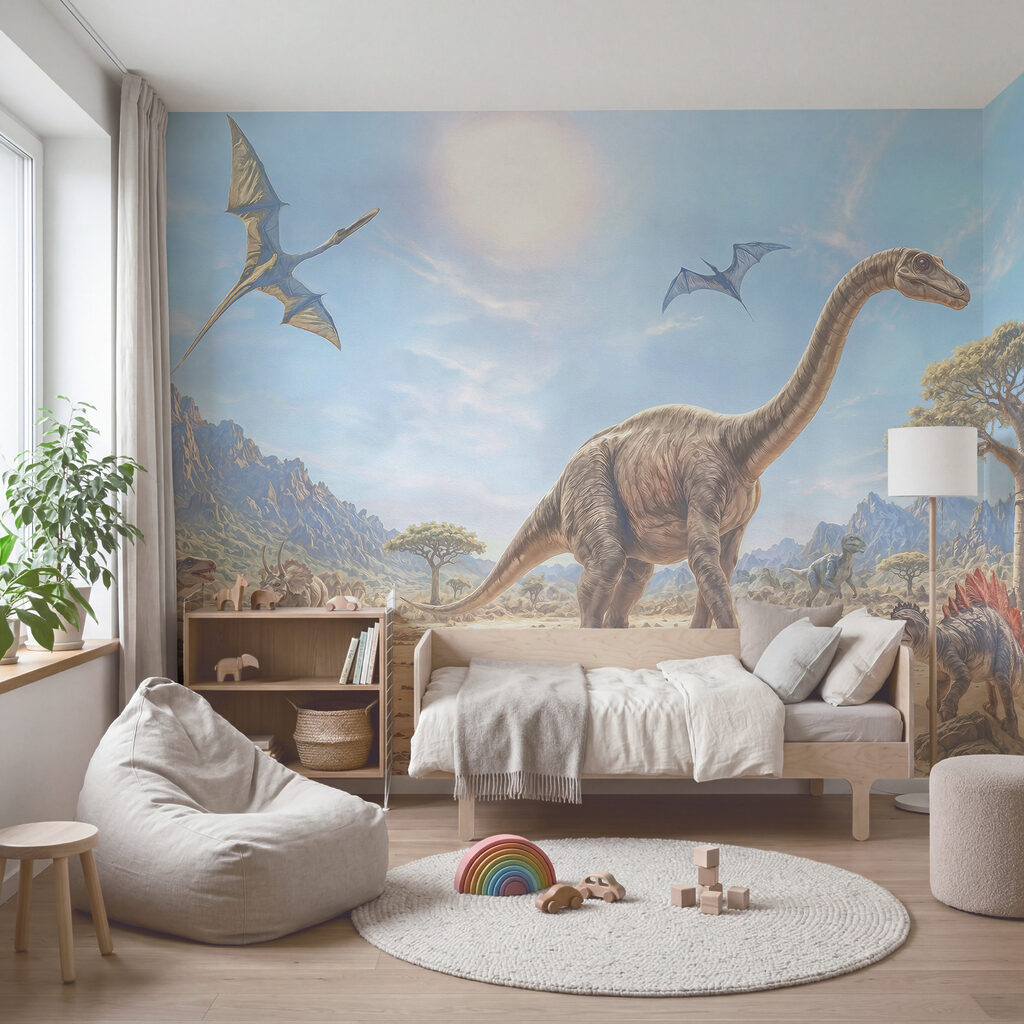 Dinosaurussen bij een waterpoel — interieur 3