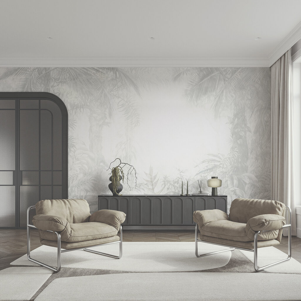Witte bladeren, open midden — interieur 2