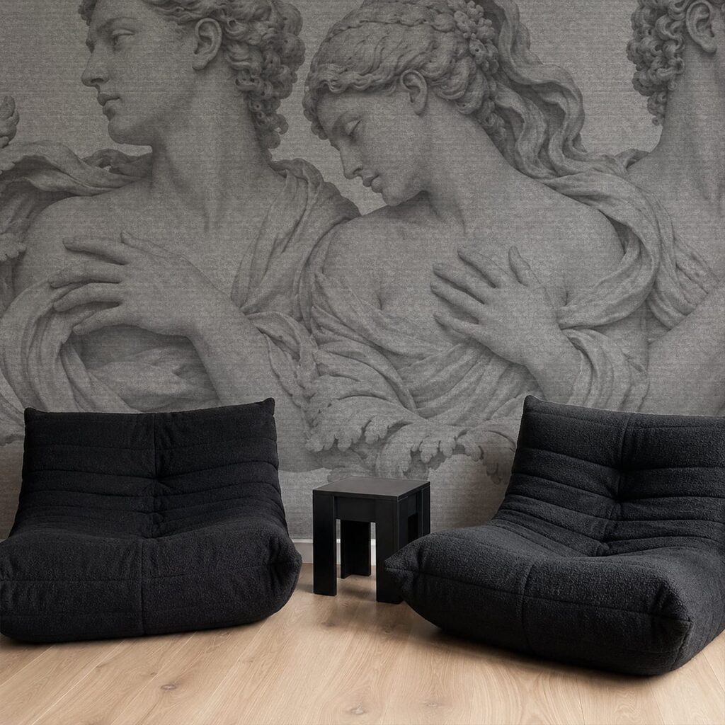Klassieke figuren fijn gearceerd — interieur 3